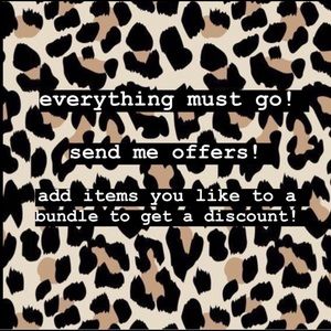 Everything must go! 🥰